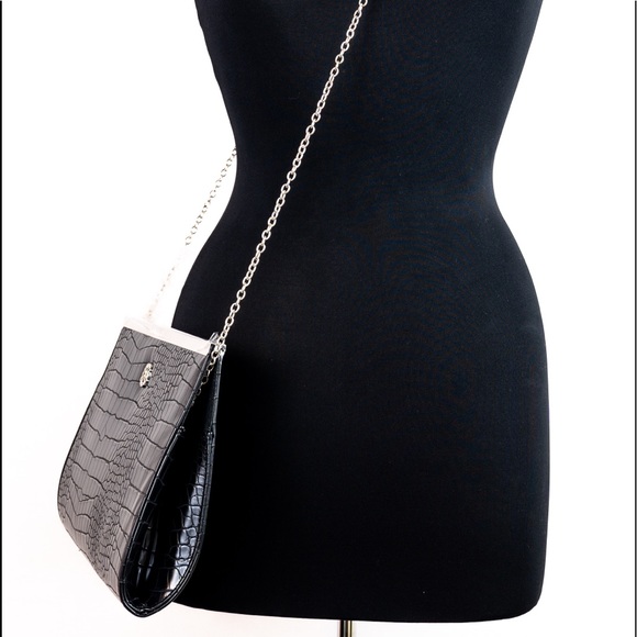 Christian Lacroix Bags Christian Lacroix Black Leather Purse Nwt Poshmark